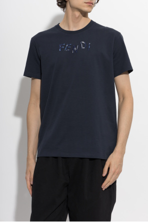 Fendi T-shirt with embroidered logo
