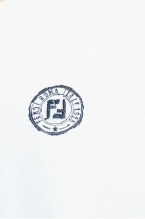 Fendi Camiseta com logotipo