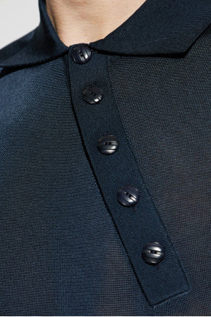 Fendi Polo mit Logo-Patch