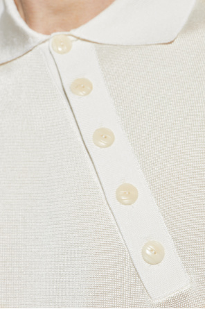 Fendi Poloshirt mit Logo-Aufnäher