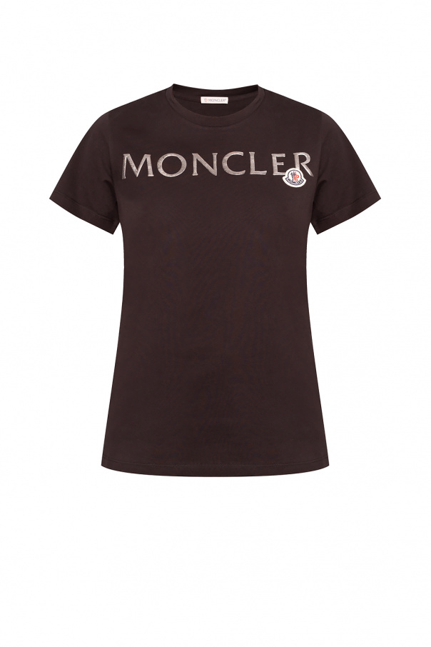 Moncler T-shirt Col with logo