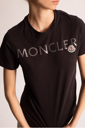 Moncler T-shirt Col with logo