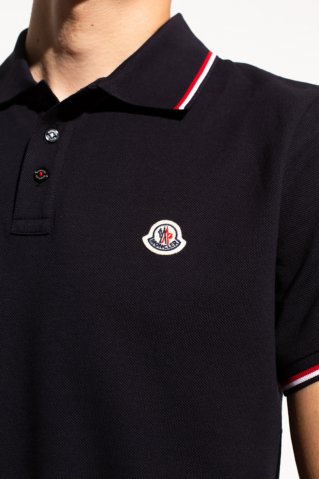 Stripe-detail polo shirt Farfetch Kleidung Tops & Shirts Shirts Poloshirts 