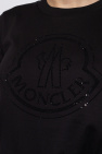 Moncler Vero Moda Gestreiftes Sweatshirt mit Rundhalsausschnitt