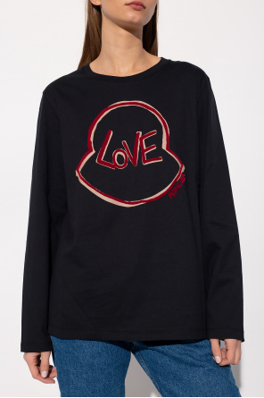 Moncler T-shirt with long sleeves