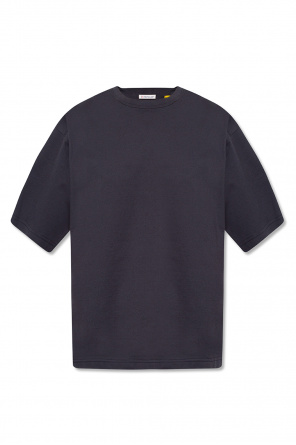 logo-embossed short-sleeve T-shirt Schwarz
