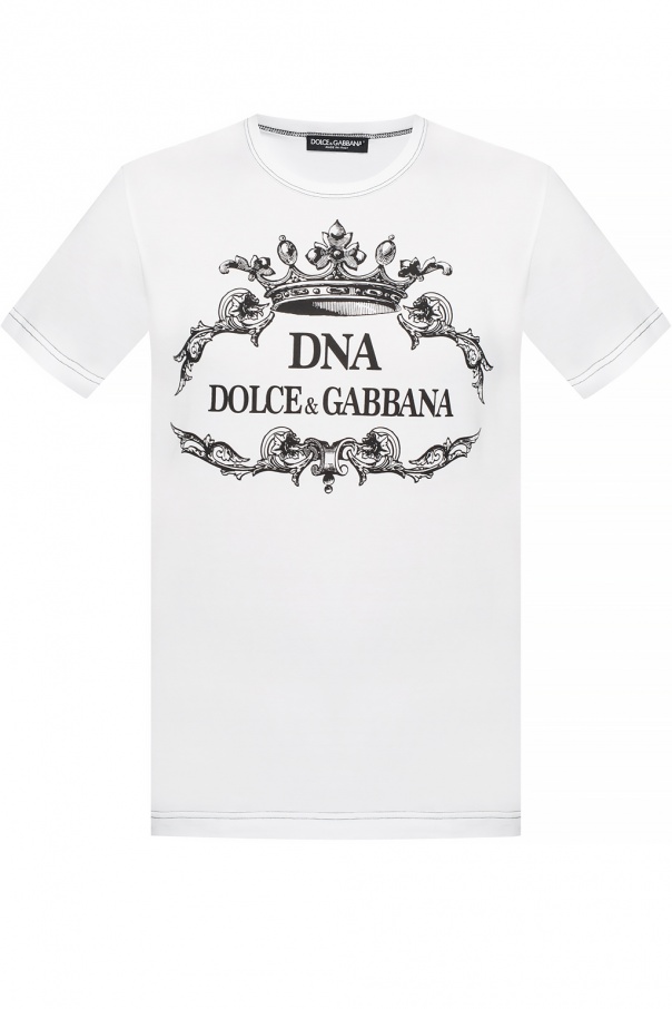 White Logo-printed T-shirt Dolce & Gabbana - Vitkac Italy