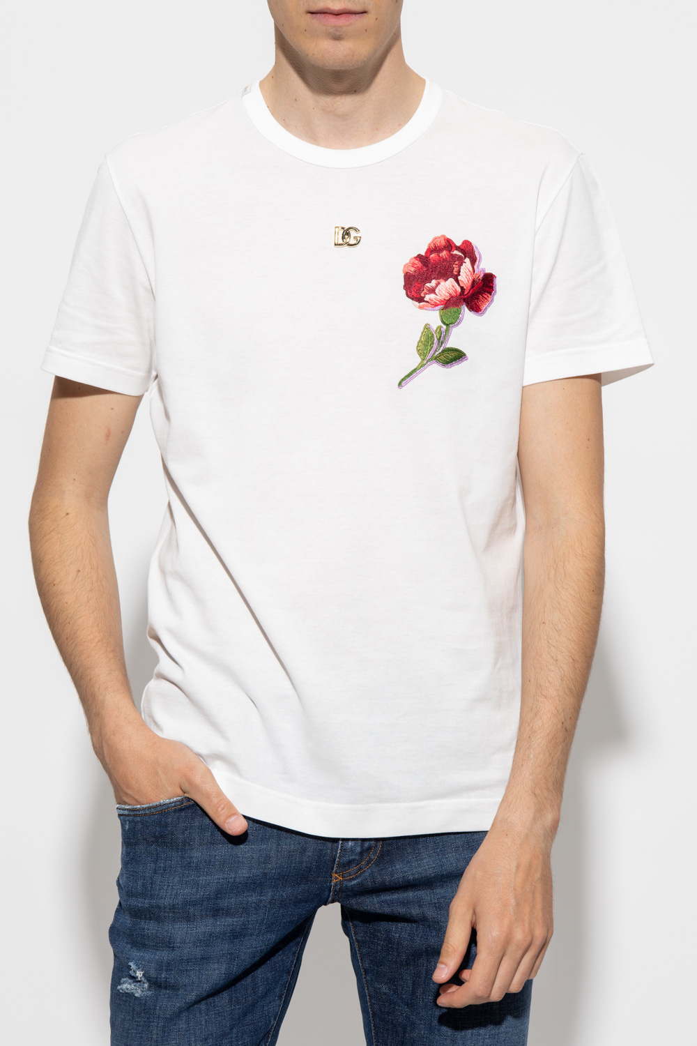 Dolce & Gabbana Dolce & Gabbana Kids logo-embroidered T-shirt