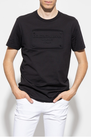 Dolce & Gabbana Kids embroidered-logo shirt Logo T-shirt