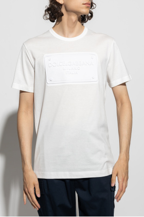 Dolce & Gabbana Bawełniany t-shirt z logo