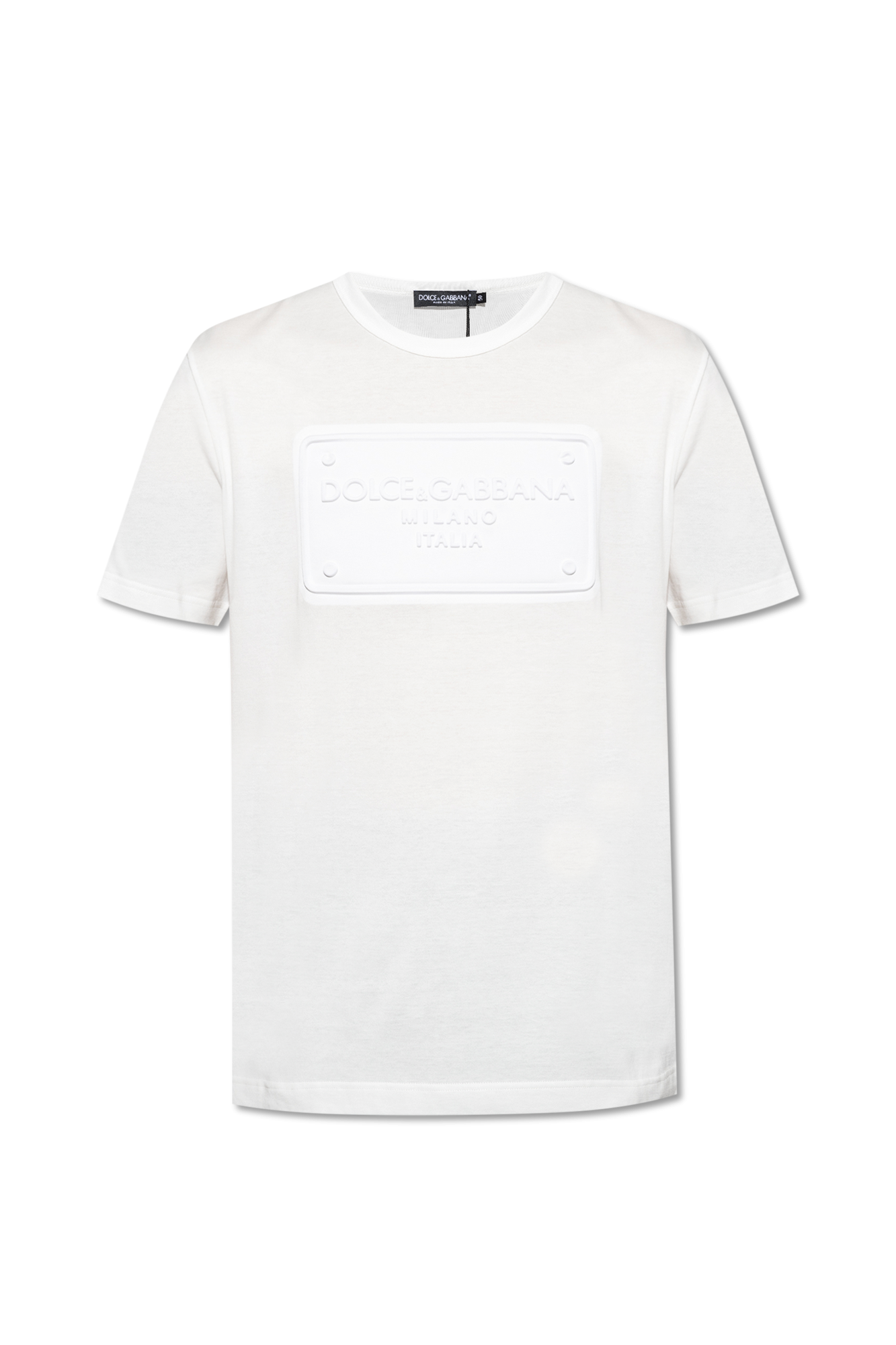 Dolce & Gabbana Cotton T-shirt with logo, Men's Clothing