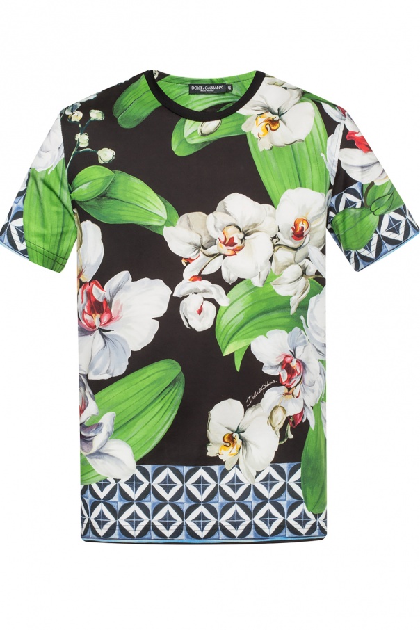 Dolce & Gabbana Floral print T-shirt | Men's Clothing | Vitkac
