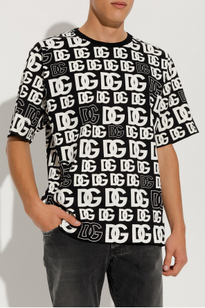 dolce Wool-blend & Gabbana T-shirt with monogram