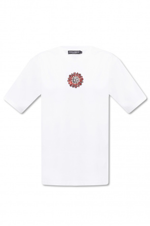 DOLCE & GABBANA logo-print long-sleeve shirt