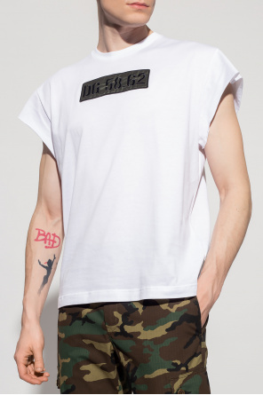 Dolce & Gabbana Top crop con applicazione Bianco The ‘Reborn to Live’ collection T-shirt