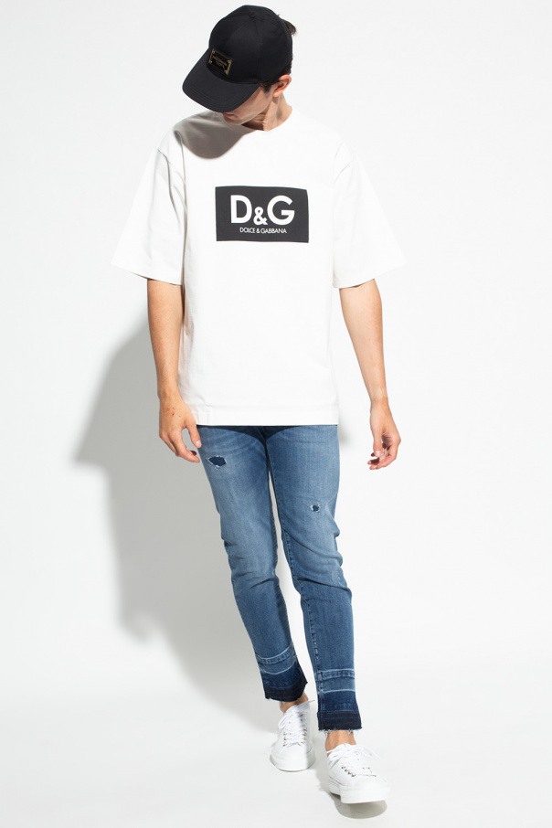 Dolce & Gabbana Chinosy Logo T-shirt