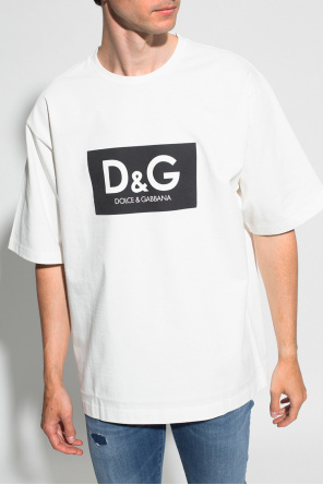Dolce & Gabbana heat-stamped logo cardholder Logo T-shirt