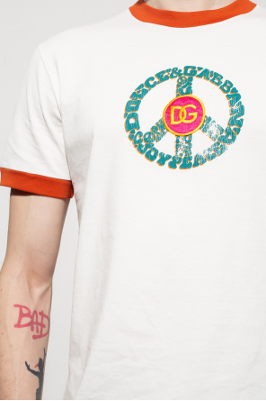 Dolce & Gabbana The ‘Reborn to Live’ collection T-shirt with logo