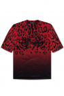 Dolce & Gabbana zip-front bomber jacket T-shirt with animal motif