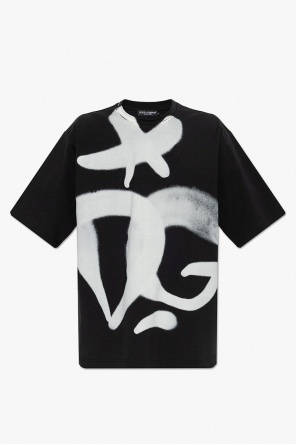 Dolce & Gabbana Kids contrast panel long sleeved T-shirt