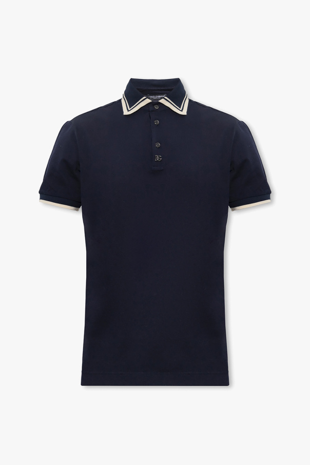 Dolce & Gabbana Krótki Rękaw Polo Camiseta Koszula
