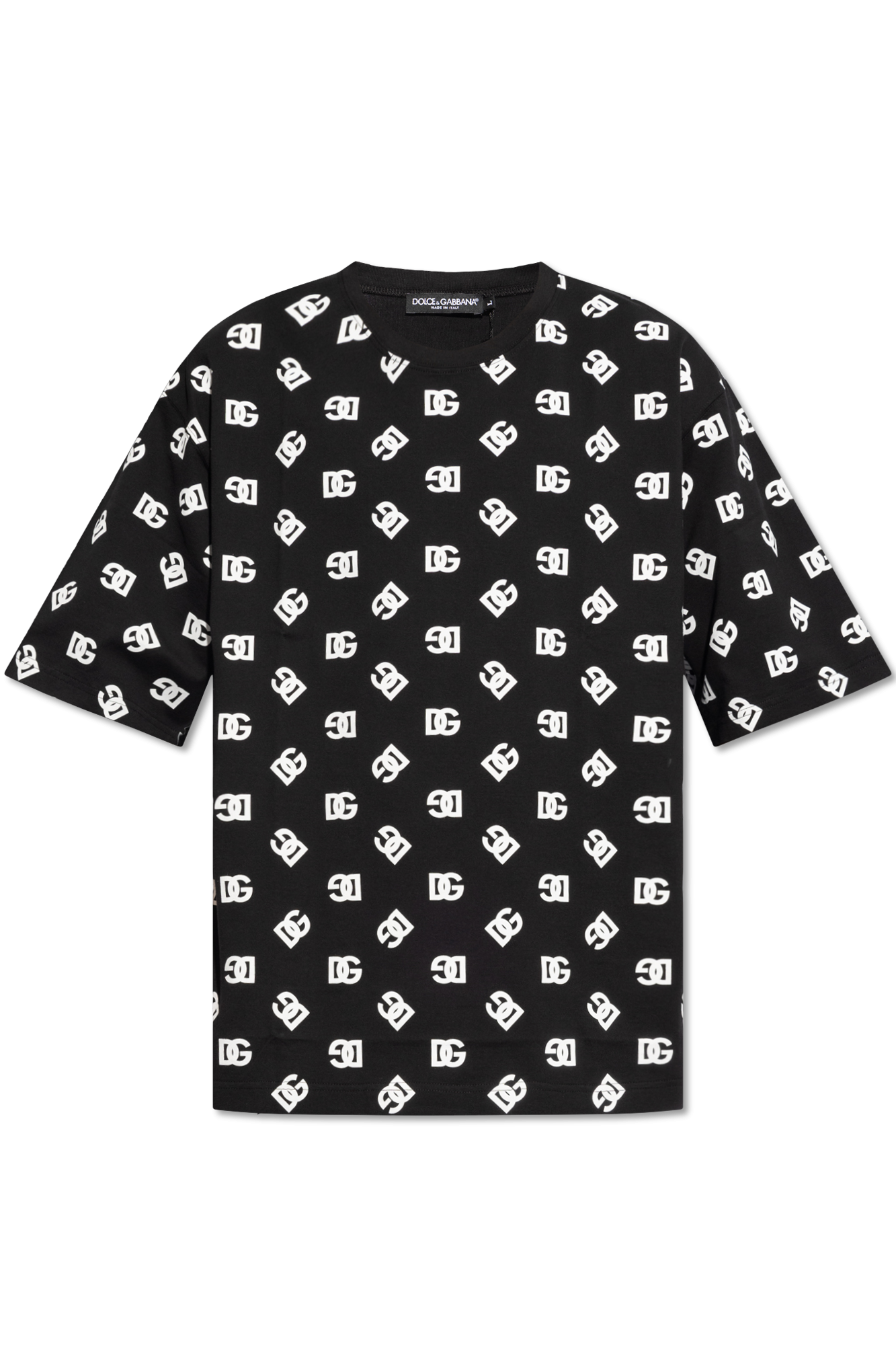 dolce gabbana logo cashmere blend sweatshirt Monogrammed T-shirt