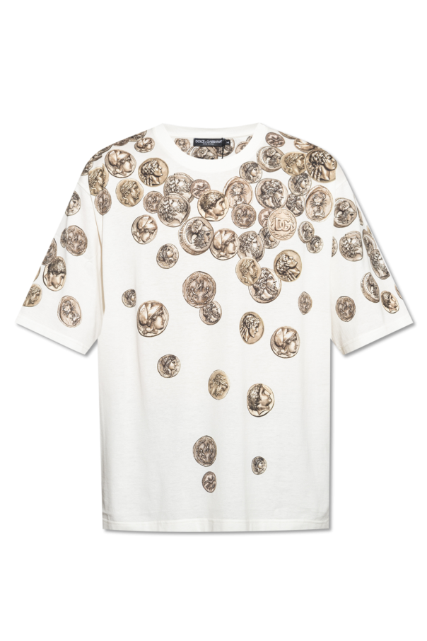 sandals dolce gabbana Patterned T-shirt