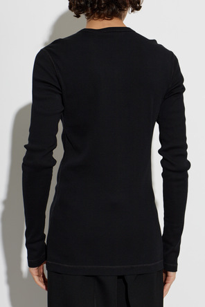 Dolce & Gabbana Top de algodão com decote redondo