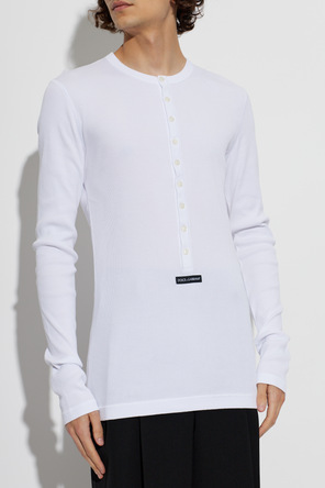 Dolce & Gabbana Cotton Crew Neck Top