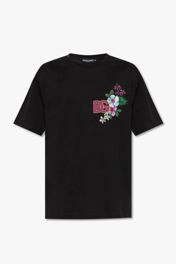 Dolce & Gabbana Dolce & Gabbana motif-print cotton T-shirt