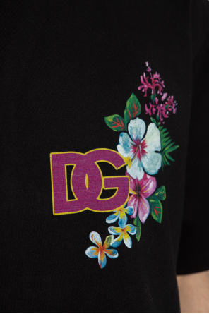 Dolce & Gabbana Dolce & Gabbana Wood contrast-detail denim jacket