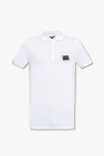embroidered logo long-sleeved polo shirt
