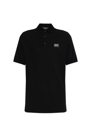 Polo con aplicación con logo