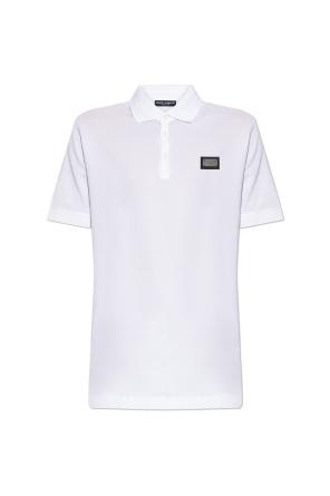 Polo con aplicación con logo