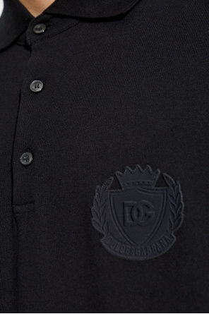 Dolce & Gabbana Bawełniane polo z logo