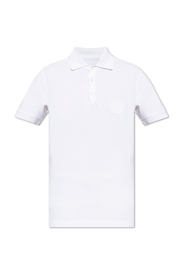 Dolce & Gabbana Bawełniane polo z logo