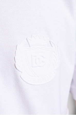 Dolce & Gabbana Bawełniane polo z logo