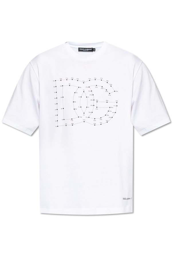 Dolce & Gabbana T-shirt z nadrukowanym logo