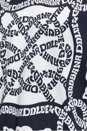 Dolce & Gabbana Kids long-sleeved camouflage-pattern hoodie Printed T-shirt