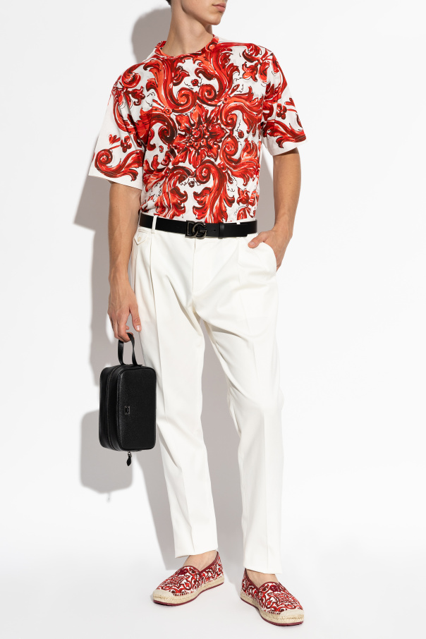 Dolce & Gabbana Camiseta con estampado "Majolica"