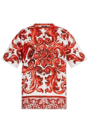 Camiseta con estampado "Majolica"
