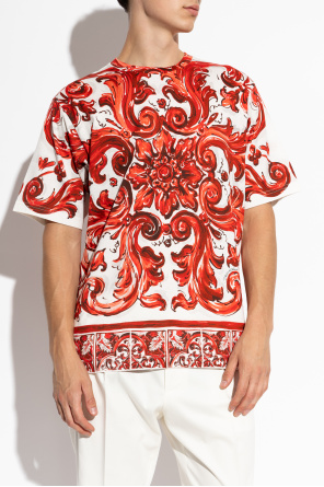 Dolce & Gabbana Camiseta con estampado "Majolica"