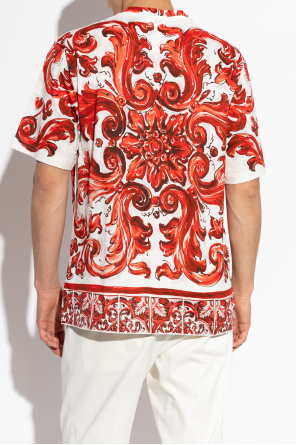 Dolce & Gabbana Camiseta con estampado "Majolica"