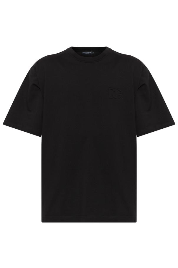 T-shirt with a raised logo od Dolce & Gabbana