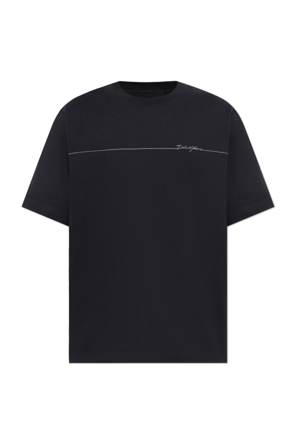 T-shirt with embroidered logo od Dolce & Gabbana