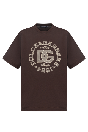 T-Shirt mit gesticktem Logo