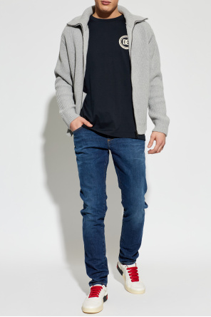 T-shirt with logo patch od Dolce & Gabbana