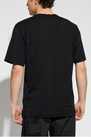 Dolce & Gabbana T-shirt z naszywką z logo