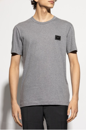 Dolce & Gabbana T-Shirt mit Logo-Applikation