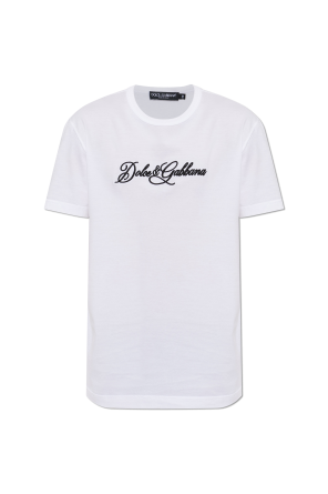 Camiseta con logotipo bordado
